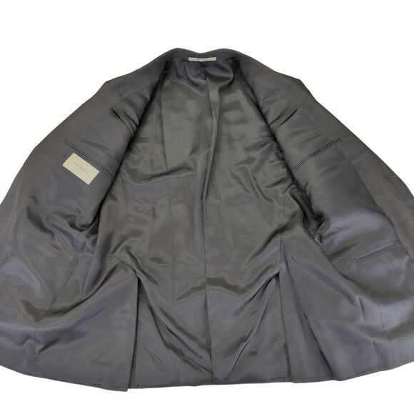 Burberry Gray Plaid Blazer - Picture 7 of 10